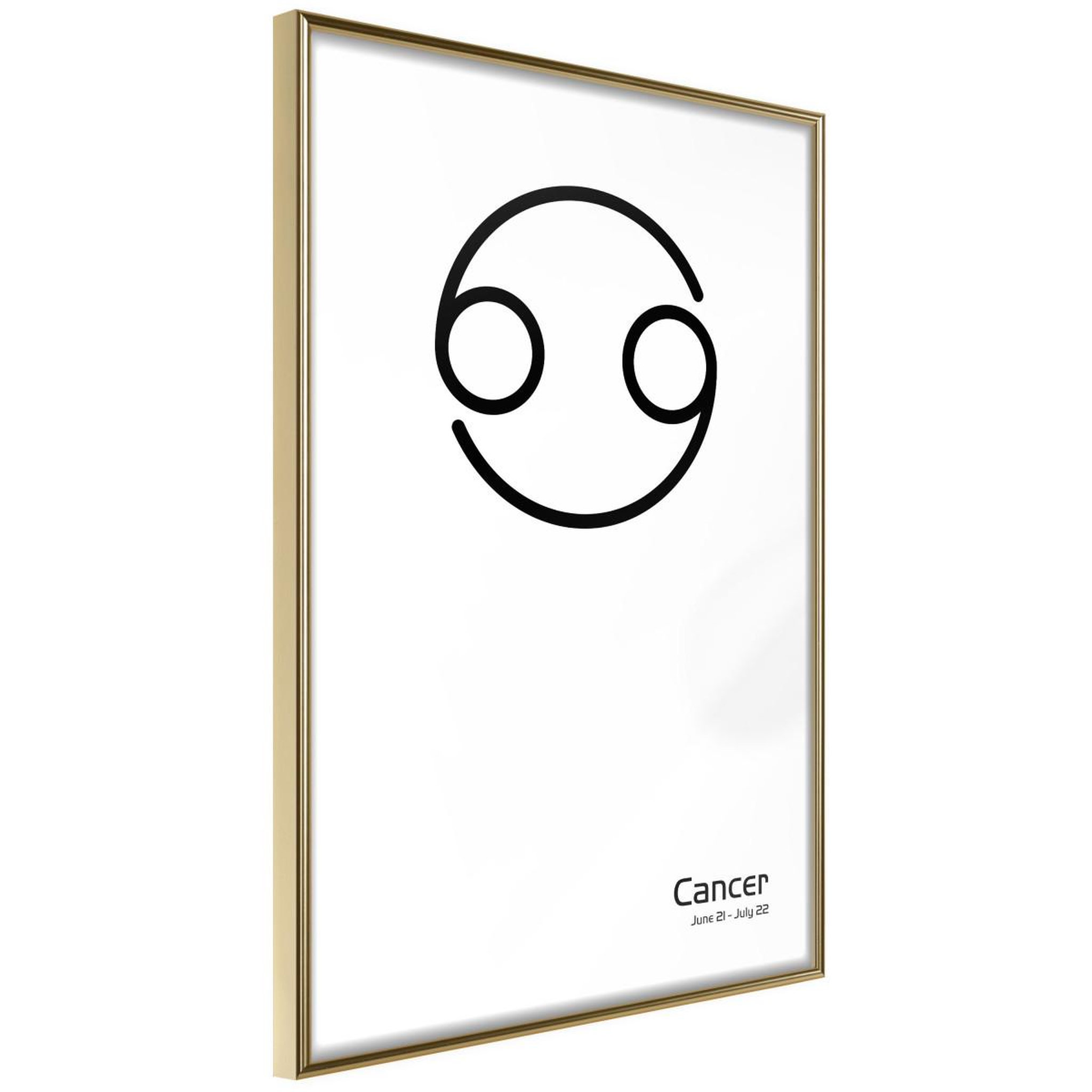 Paris Prix Affiche Murale Encadrée  Zodiac Cancer II