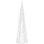 VIDAXL Cone lumineux decoratif pyramide LED Acrylique Blanc froid 60cm