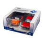 Voir la diapositive 3 : SOLIDO Pack Véhicules 1/18 Citroën Mehari Orange et Renault Fuego Turbo Rouge