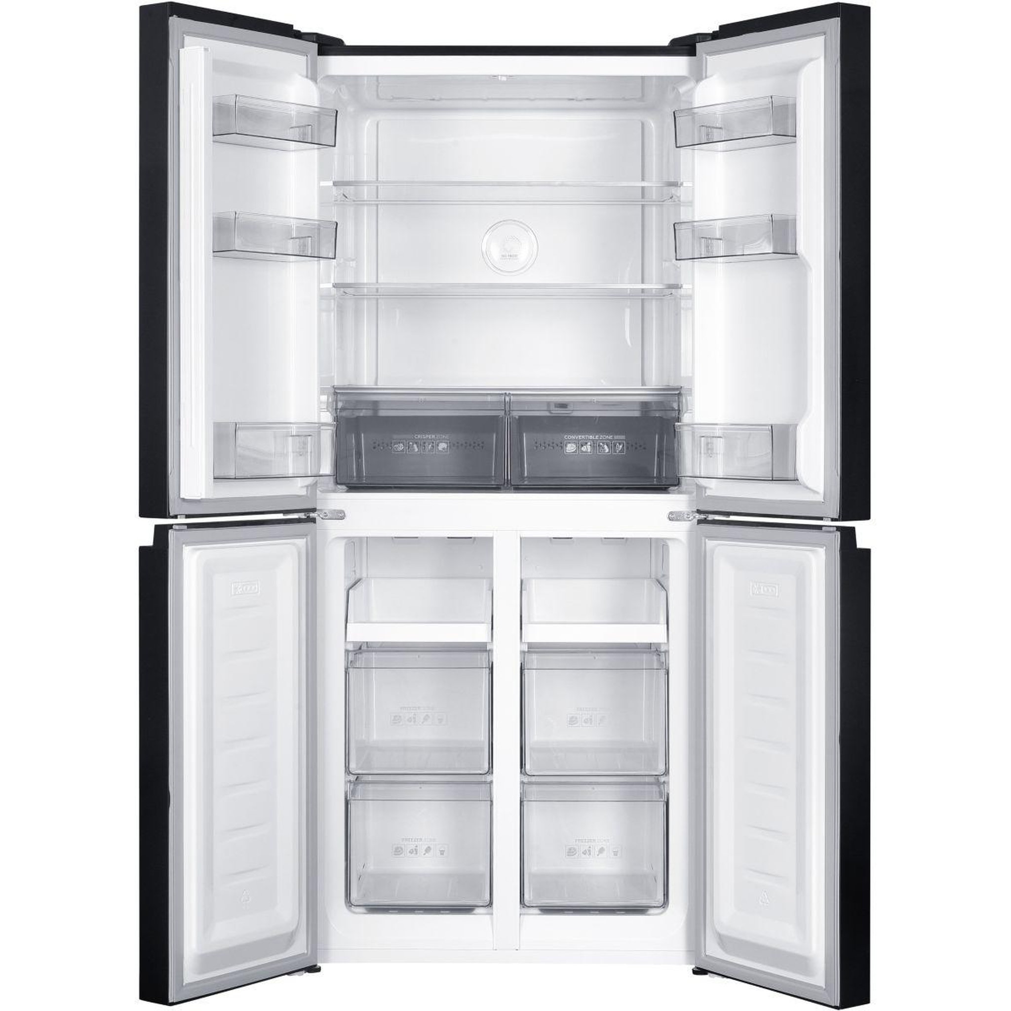 Voir la diapositive 4 : ESSENTIEL B Réfrigérateur multi portes ermve180-80hon1