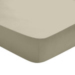 DODO Drap Housse Studio Coton Marron Glacé. Coloris disponibles : Marron