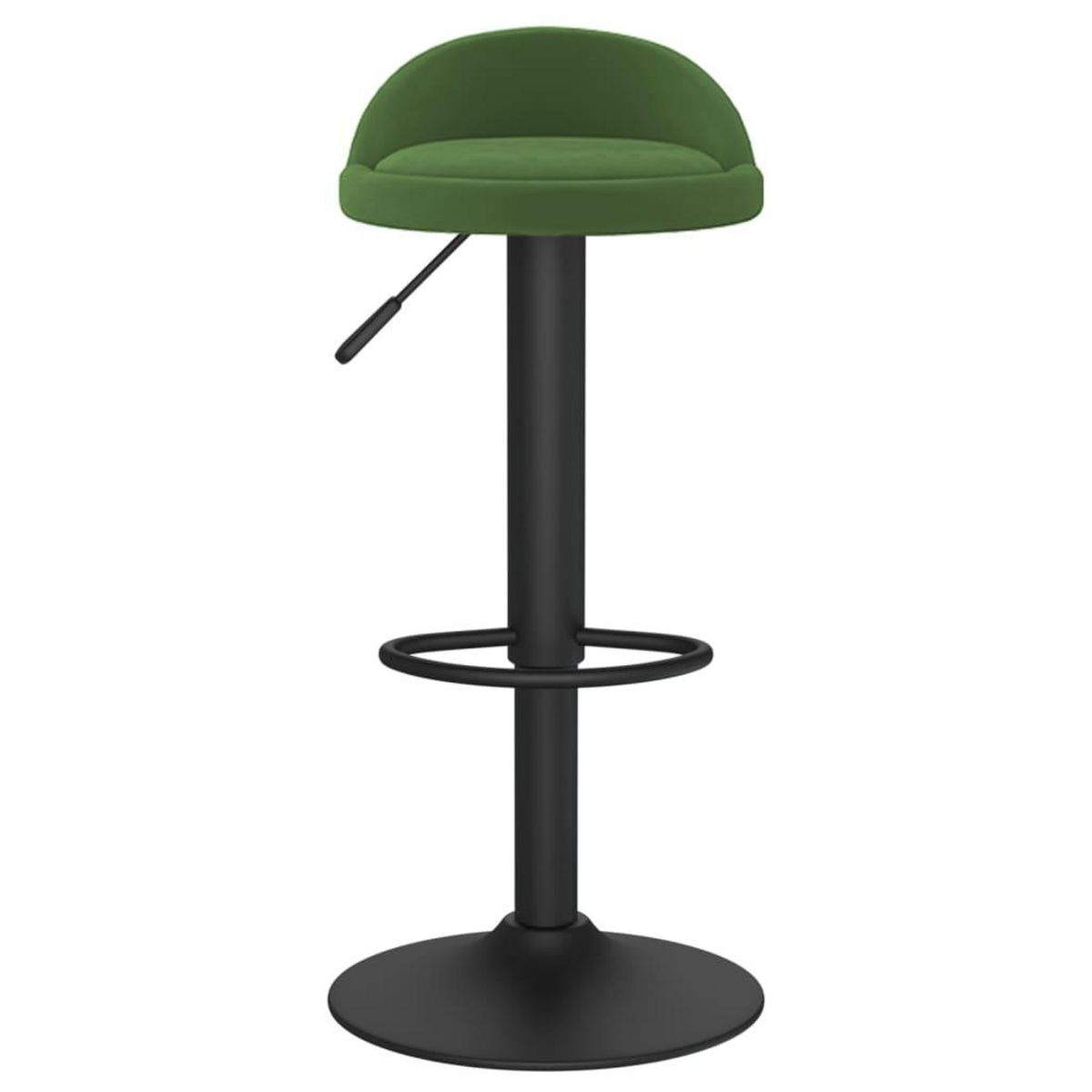 VIDAXL Tabouret de bar Vert fonce Velours
