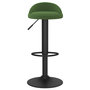 Voir la diapositive 3 : VIDAXL Tabouret de bar Vert fonce Velours