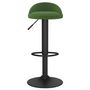 Voir la diapositive 3 : VIDAXL Tabouret de bar Vert fonce Velours