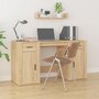 Voir la diapositive 1 : VIDAXL Bureau avec armoire chene sonoma bois d'ingenierie