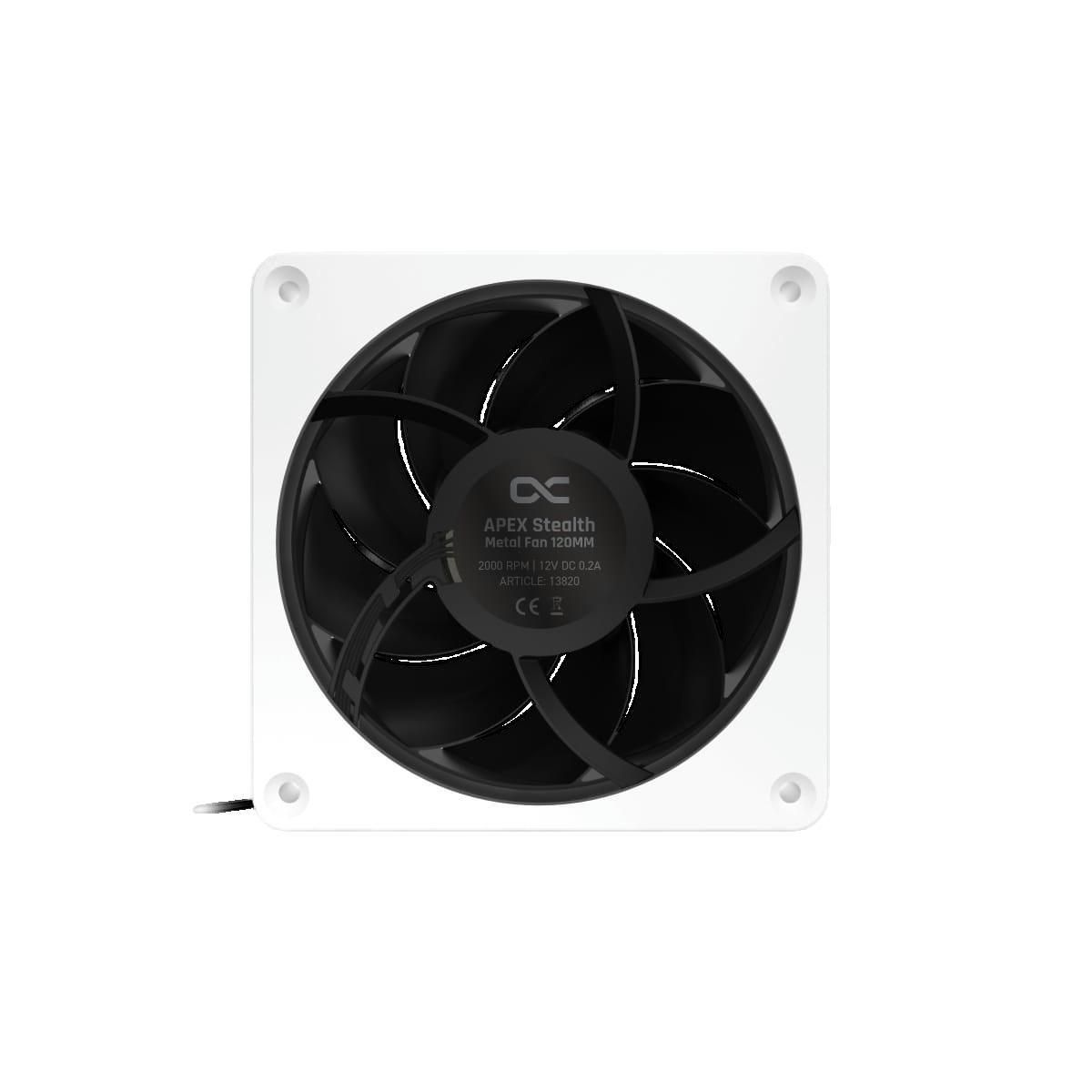 ALPHACOOL Ventilateur Alphacool Apex Stealth Metal 120 mm blanc