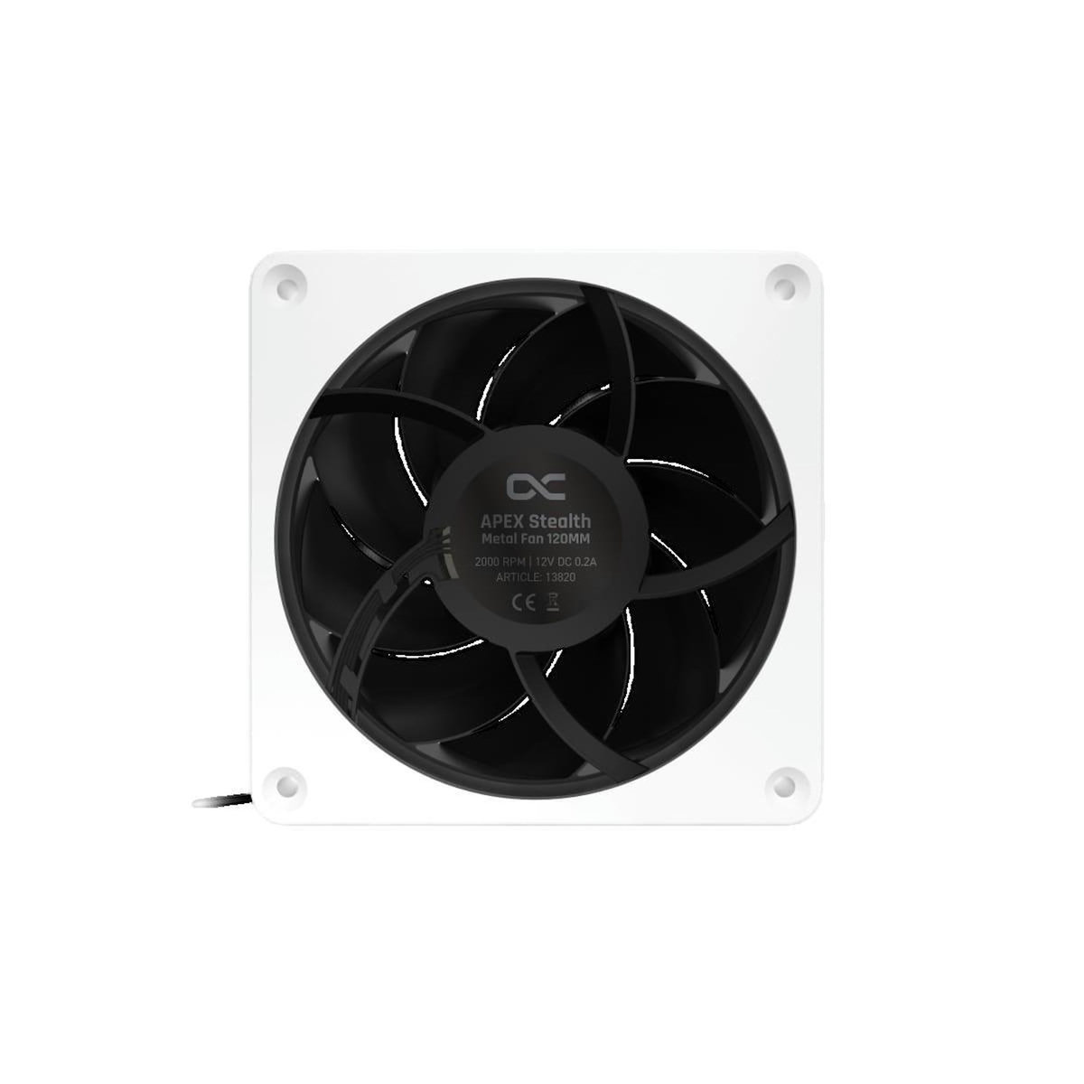 ALPHACOOL Ventilateur Alphacool Apex Stealth Metal 120 mm blanc