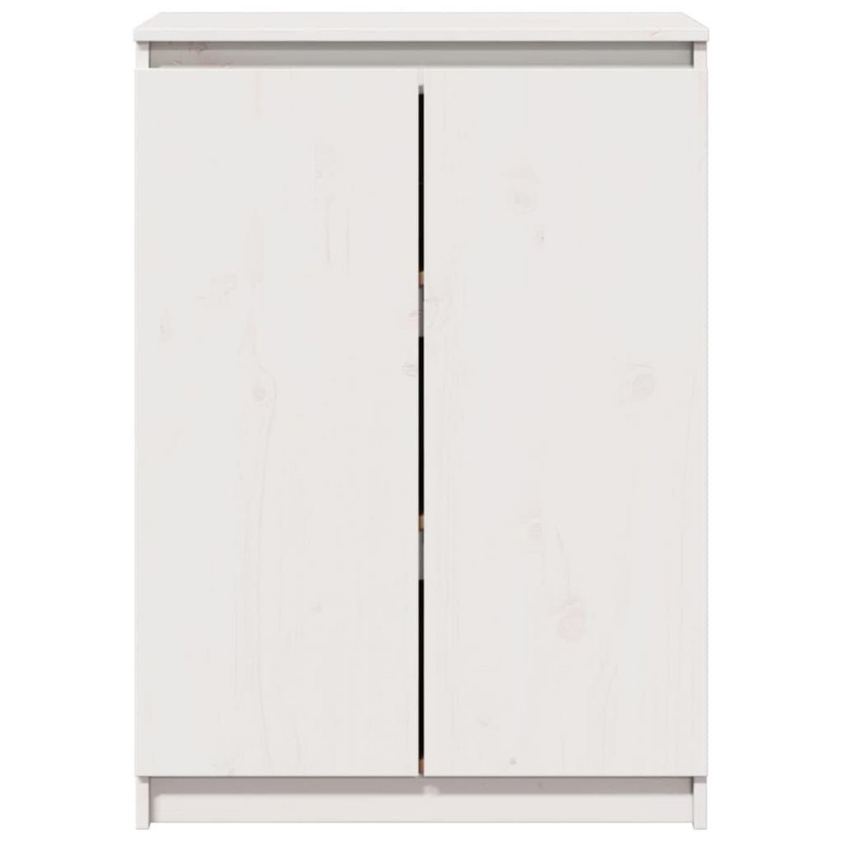 VIDAXL Buffet Blanc 60x36x84 cm Bois de pin massif