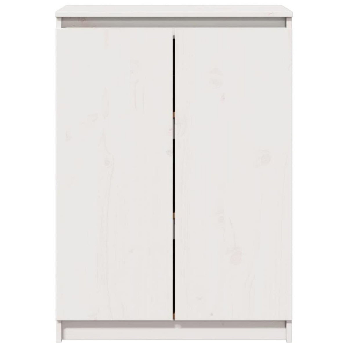 VIDAXL Buffet Blanc 60x36x84 cm Bois de pin massif