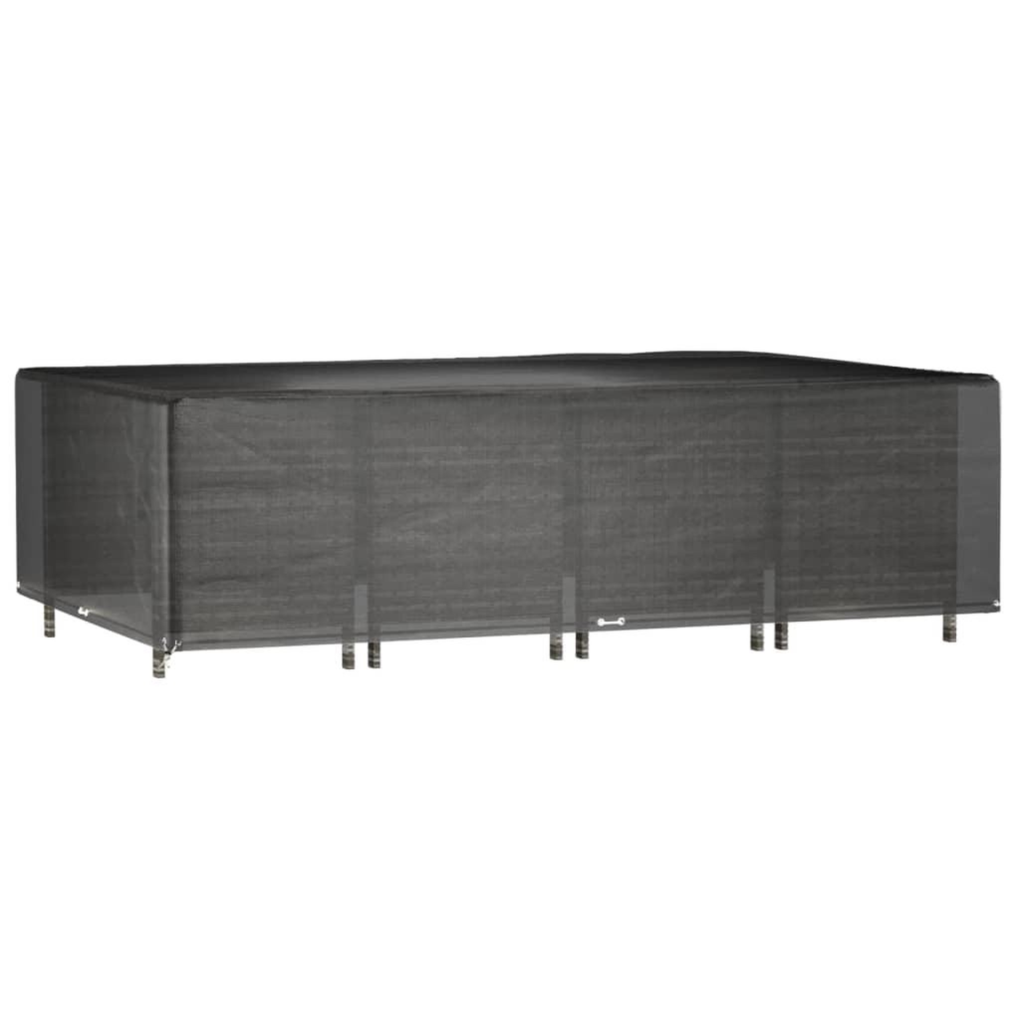 Voir la diapositive 2 : VIDAXL Housse de salon de jardin 16 œillets 325x205x90cm rectangulaire