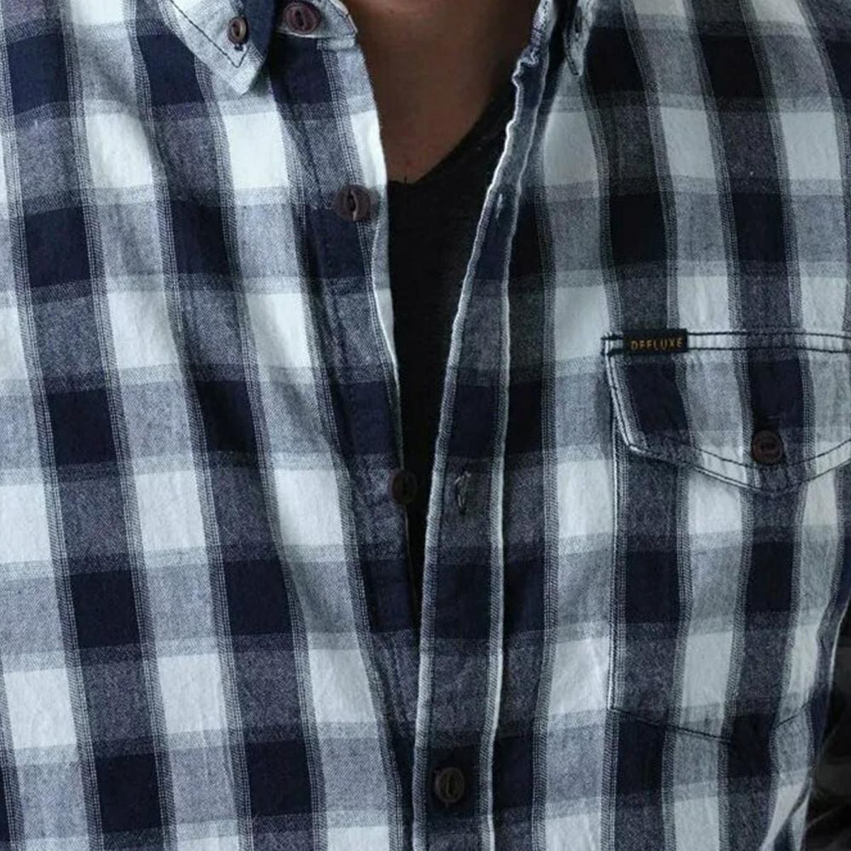 Deeluxe Chemise Noir/ Homme Deeluxe Pieter