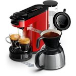 Philips Cafetière filtre senseo switch HD6592/85 rouge