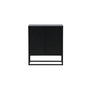 Voir la diapositive 5 : Paris Prix Vitrine 2 Portes Design  Garis  80cm Noir