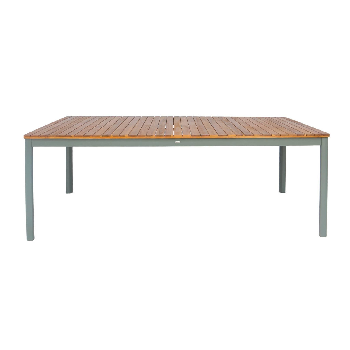 SWEEEK Table de jardin SENORA acacia avec coins arrondis, 10 places, 200 x 100 x 75 cm