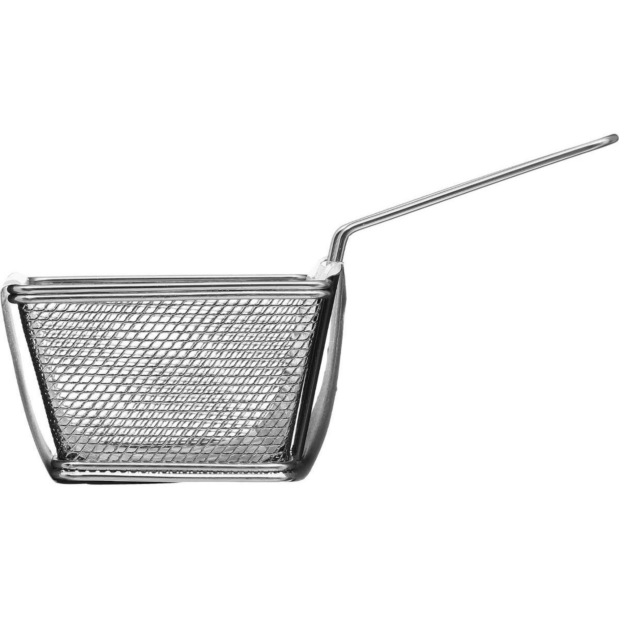 Voir la diapositive 2 : SECRET DE GOURMET Panier à frites rectangulaire  frito  20cm gris