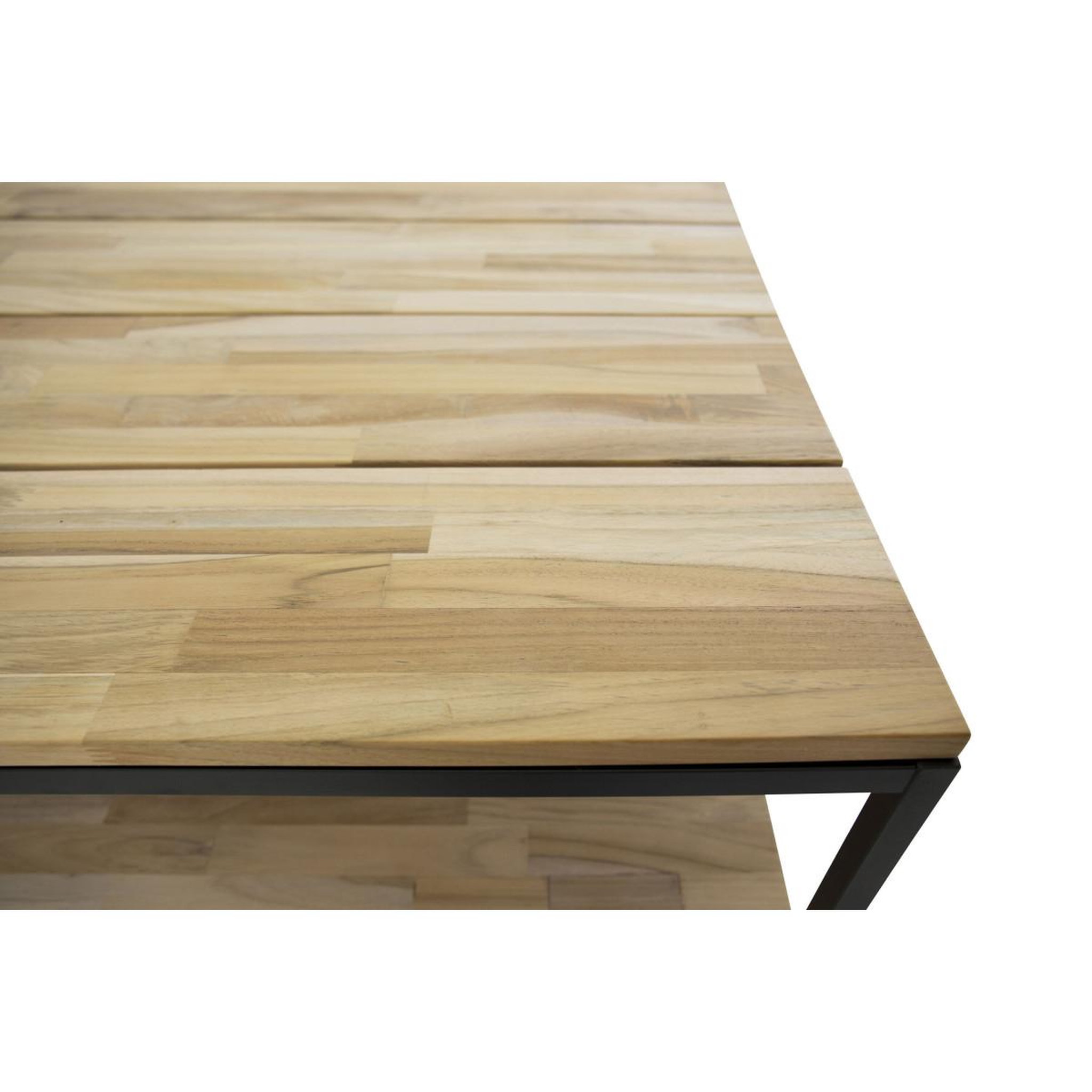 Voir la diapositive 5 : Paris Prix Table basse en teck  cirebon  80cm naturel
