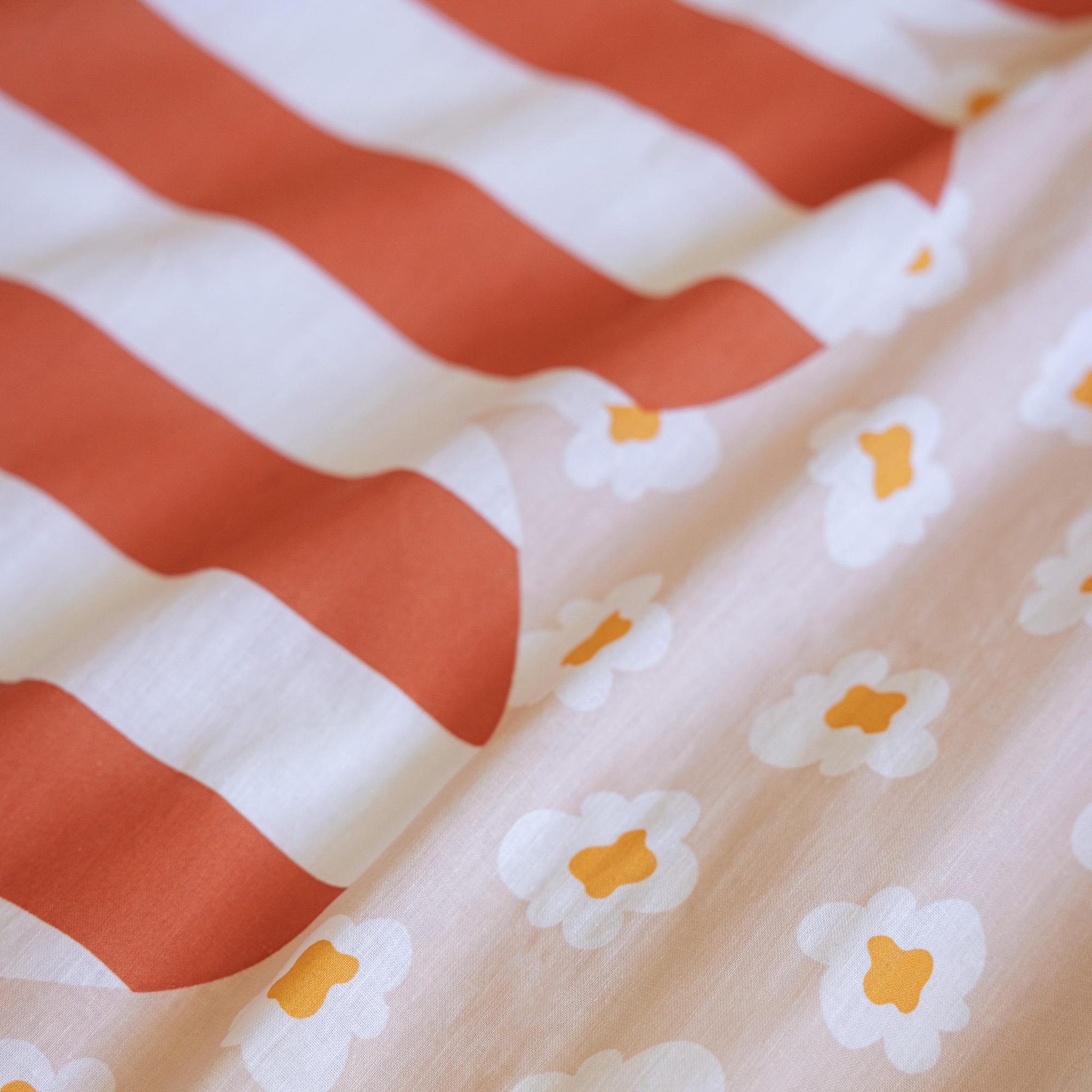 Voir la diapositive 2 : HOUSSE DE REVE Parure de lit en coton fresh popcorn