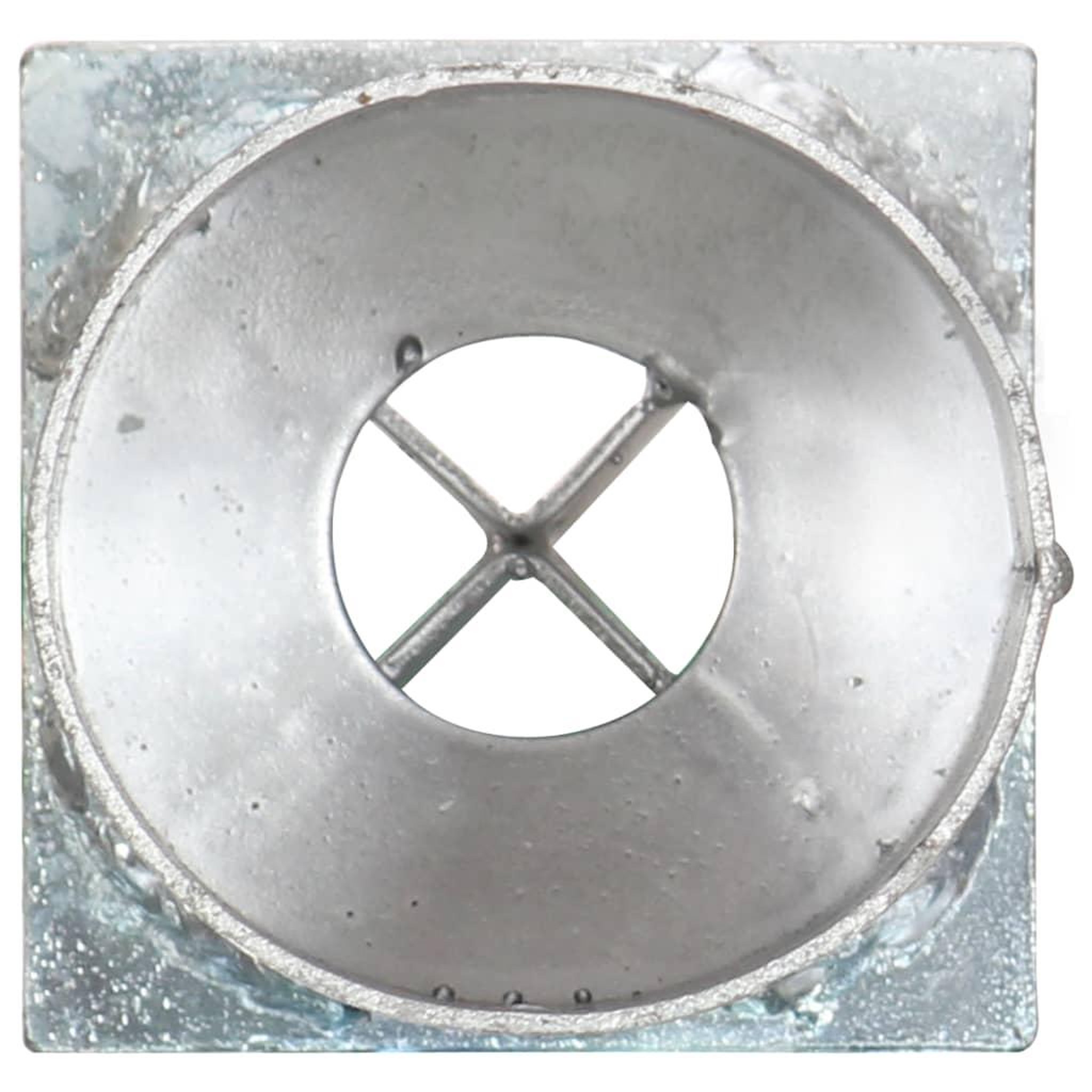 Voir la diapositive 5 : VIDAXL Piquets au sol 2 pcs Argente 8x61 cm Acier galvanise
