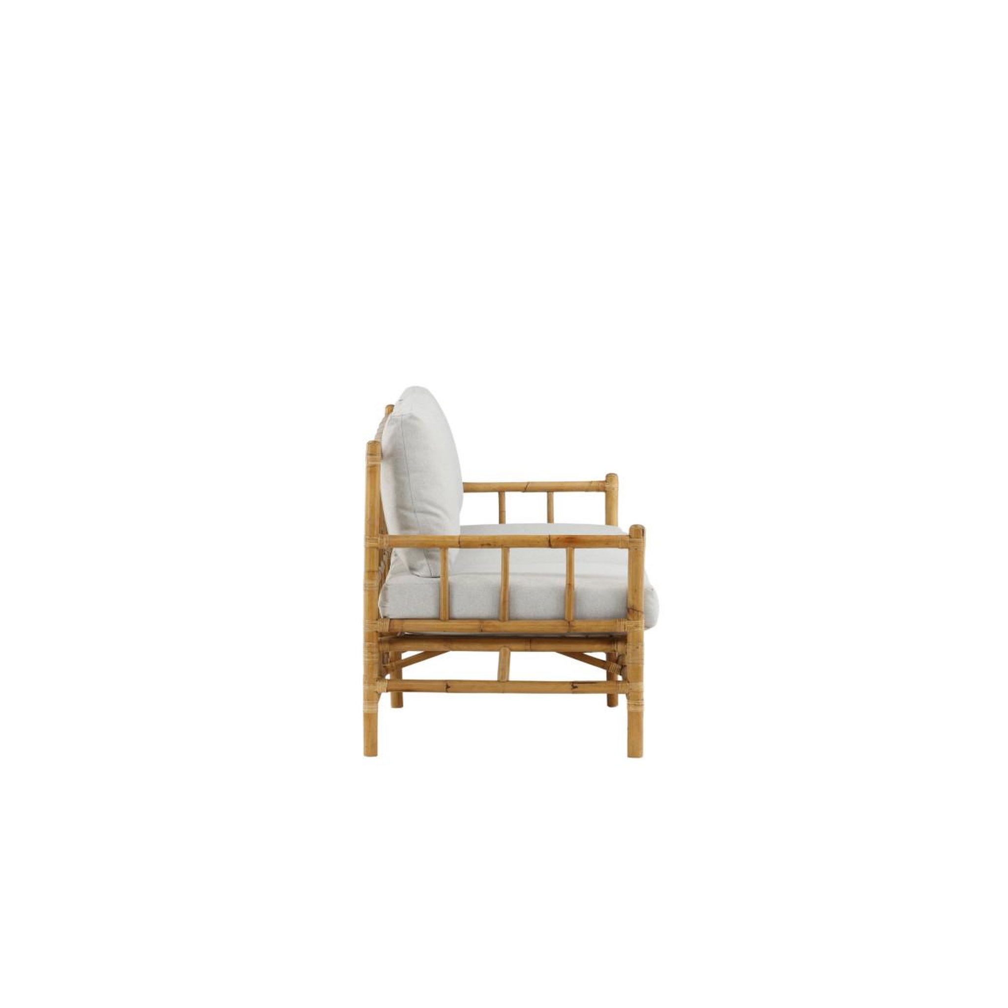 Voir la diapositive 2 : Paris Prix Canapé de jardin 3 places  cane  180cm naturel