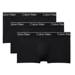 CALVIN KLEIN JEANS X3 Boxers /Blanc Homme Calvin Klein Jeans  ow Rise Trunk. Coloris disponibles : Noir