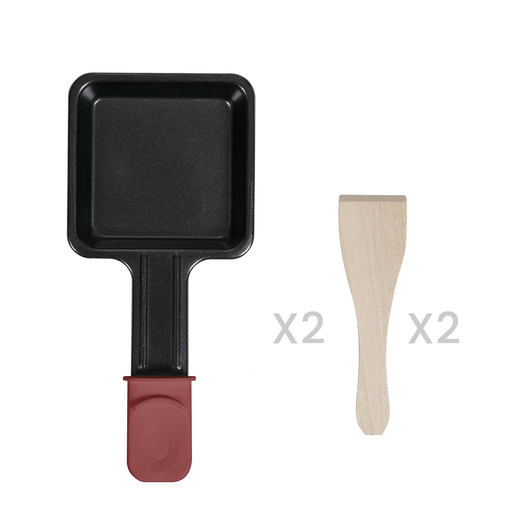 Voir la diapositive 5 : LIVOO Appareil à raclette 2 personnes 320w rouge - doc369rc