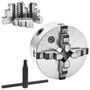 Voir la diapositive 2 : VIDAXL Mandrin de tour auto-centrant a 4 machoires 160 mm Acier