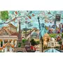 RAVENSBURGER Puzzle 5000 pièces : Carte postale des monuments