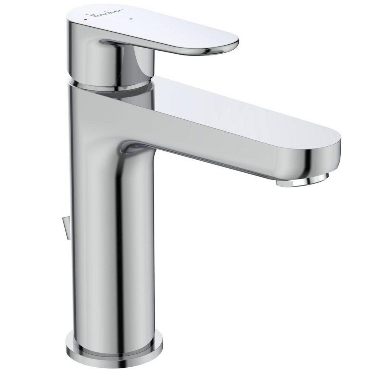 Porcher Mitigeur lavabo KHEOPS Ch3, bec fixe, Easy-fix, 176 mm - chrome