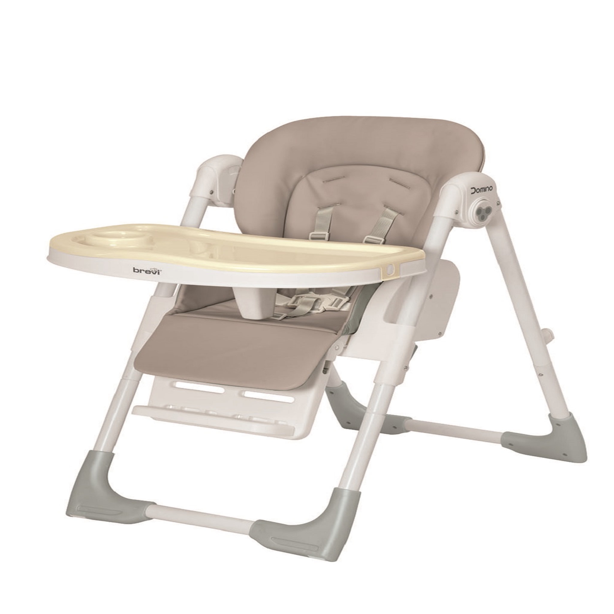 Voir la diapositive 3 : BREVI Chaise haute multipositions Domino