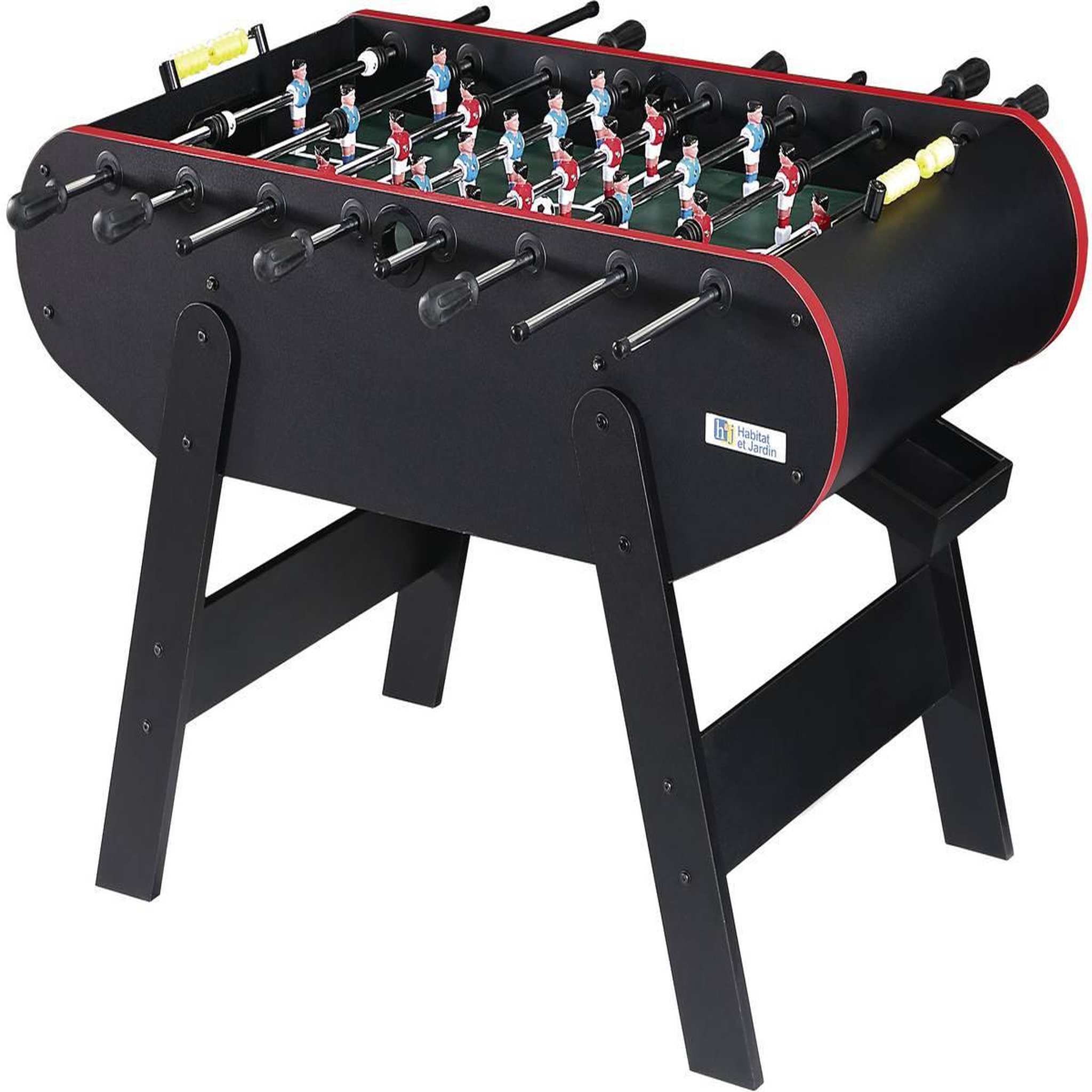 Voir la diapositive 1 : Habitat et Jardin Baby foot - 140 x 74 x 86 cm - Noir