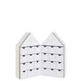 Voir la diapositive 2 : Paris Prix Calendrier de l'Avent Personnalisé  Maison  34cm Blanc