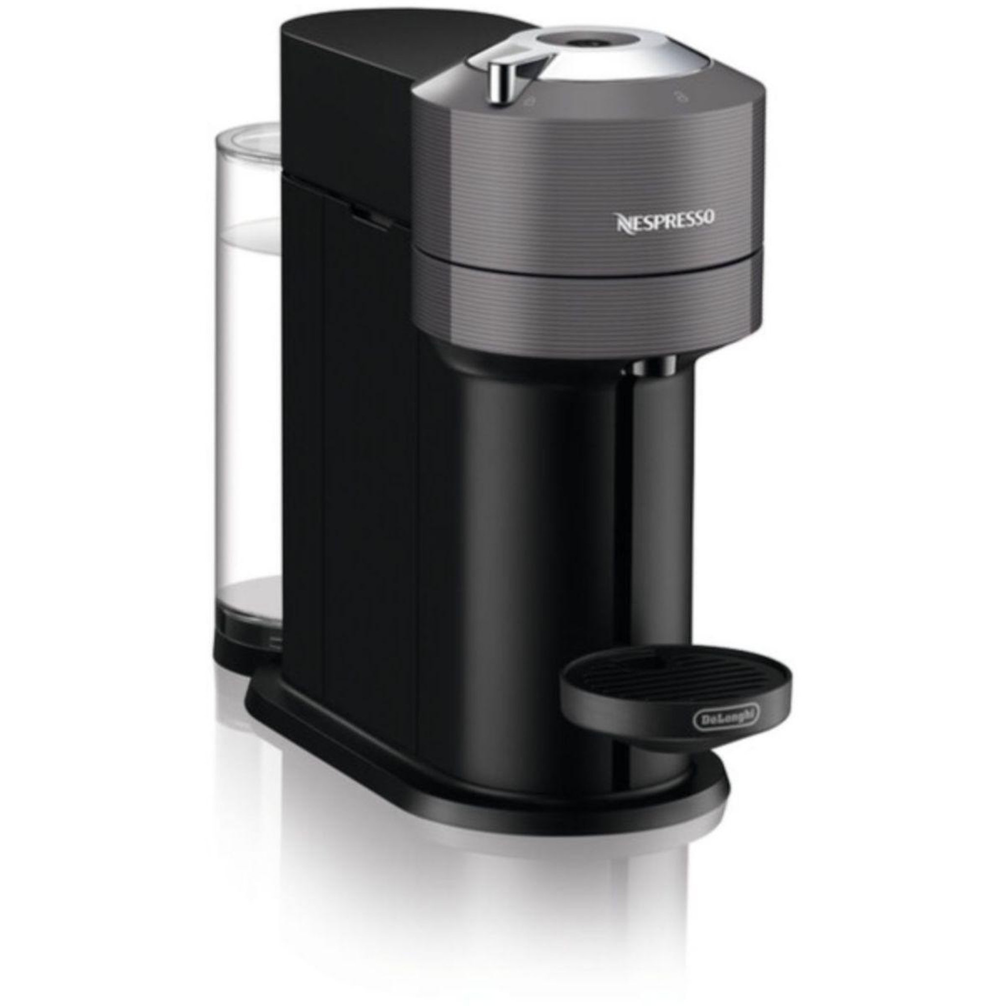 Voir la diapositive 4 : DELONGHI Machine à café à capsules manuelle automatique de longhi nespresso vertuo env 120.gy 1,1 l gris