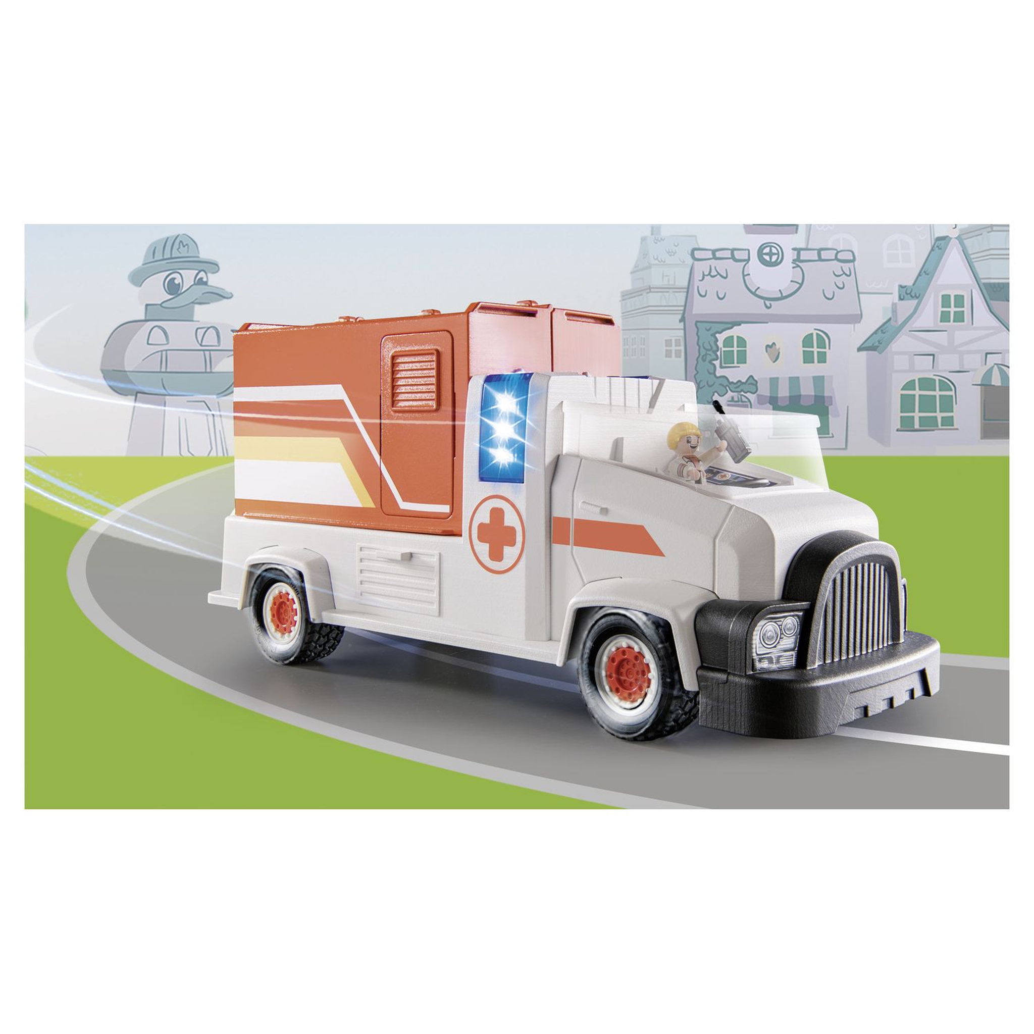 Voir la diapositive 5 : PLAYMOBIL 70913 - Duck on Call - Ambulance 