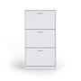 Voir la diapositive 3 : ID MARKET Meuble à chaussures 18 paires KLARK 3 portes blanc