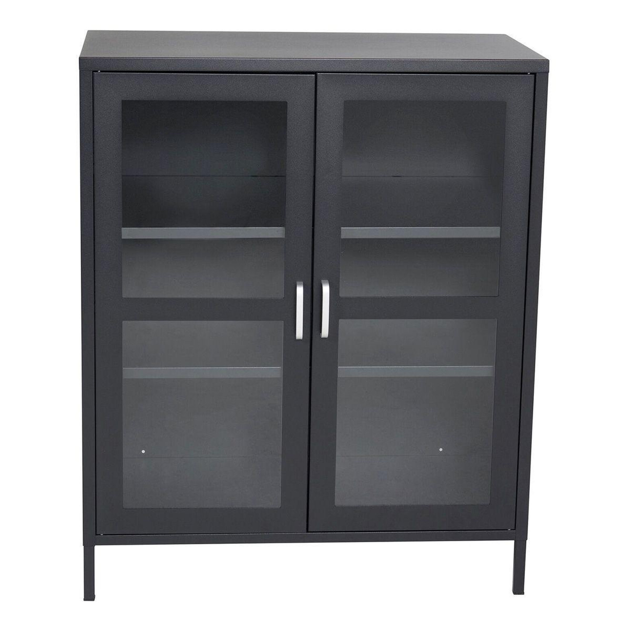 Paris Prix Vitrine 2 portes  acero  97cm noir