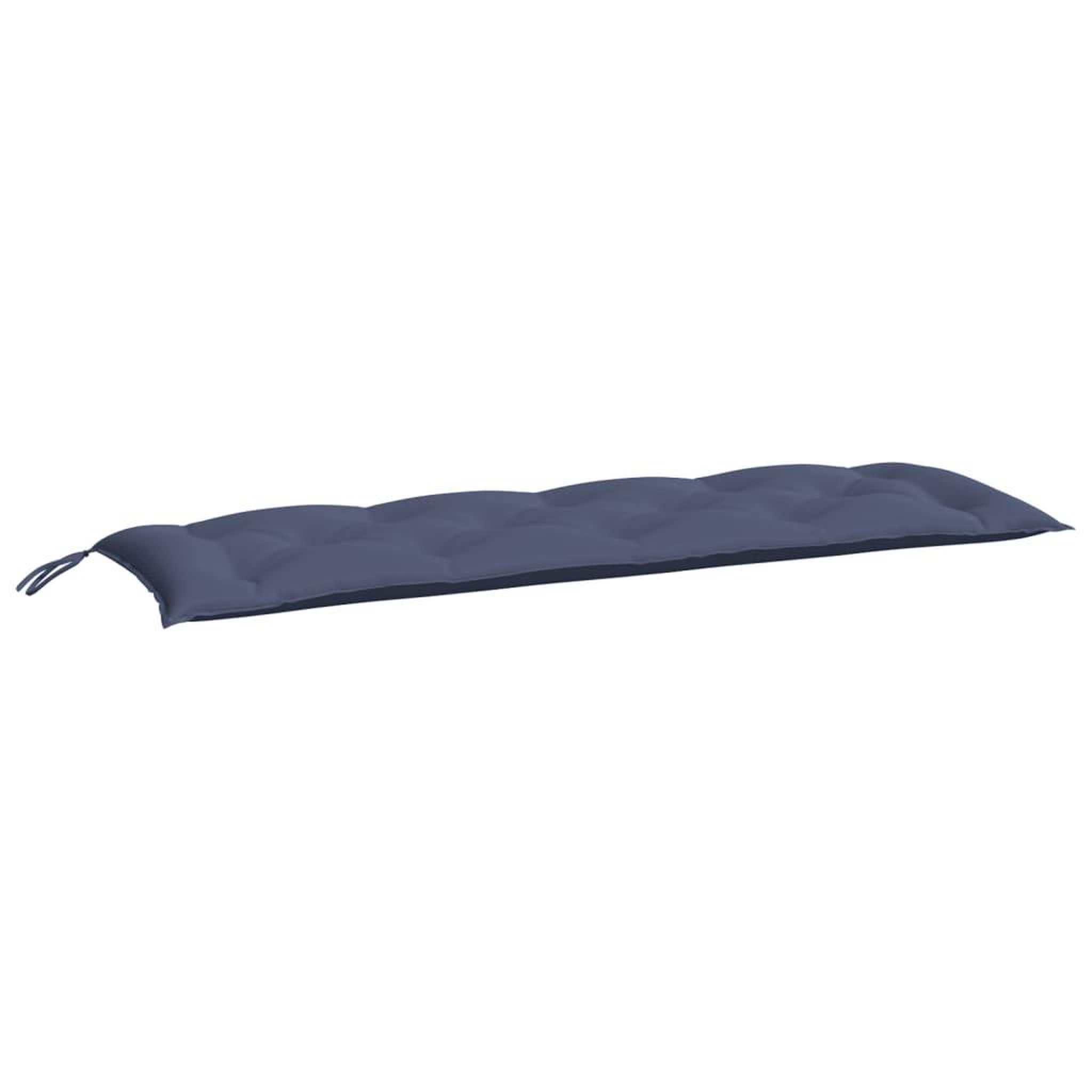 Voir la diapositive 4 : VIDAXL Coussins de banc de jardin lot de 2 bleu marine 150x50x7 cm