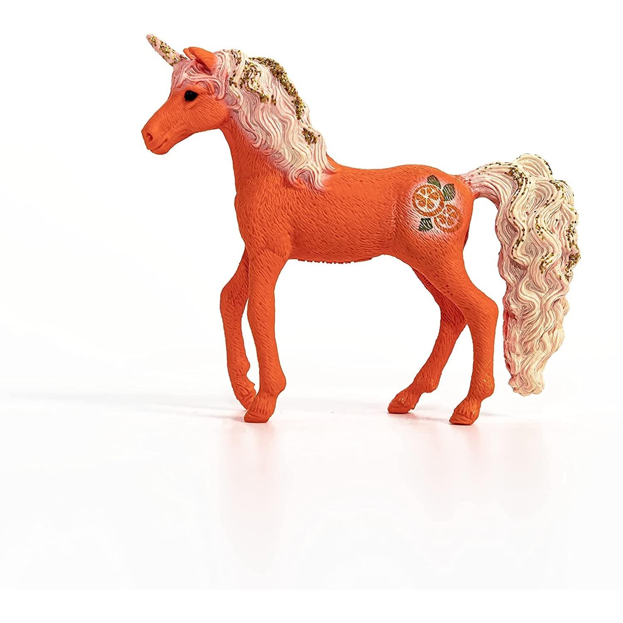 Voir la diapositive 3 : Schleich Bayala Poulain Licorne Orange