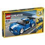 LEGO Creator 31070 - Le bolide bleu