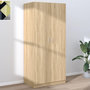Voir la diapositive 1 : VIDAXL Garde-robe Chene sonoma 80x52x180 cm Bois d'ingenierie