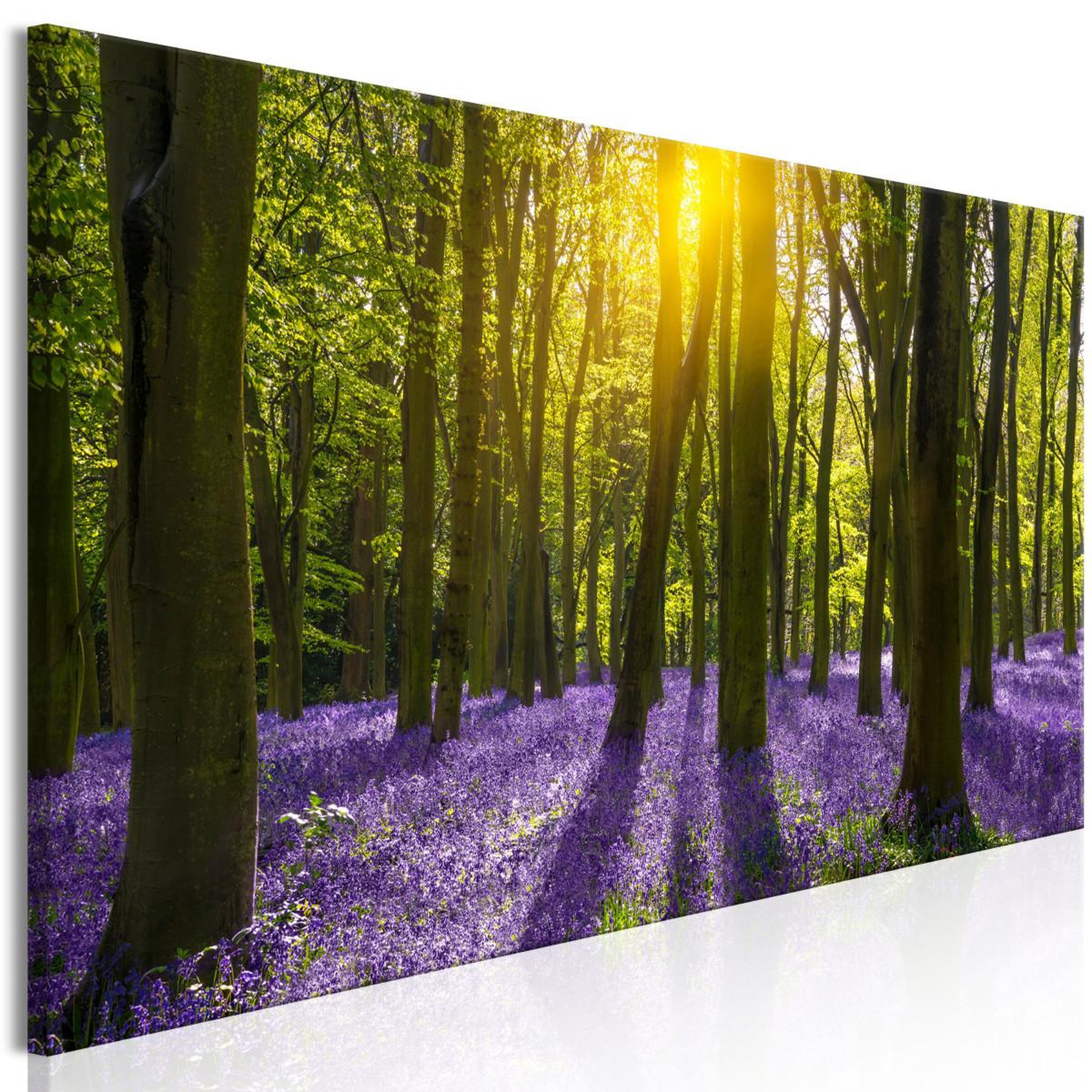 Paris Prix Tableau imprimé  hyacinth field narrow. Coloris disponibles : Multicolore