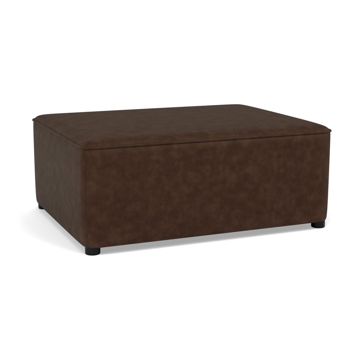 BEST MOBILIER Topaze - pouf en simili