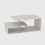 Voir la diapositive 3 : Habitat et Jardin Table basse en bois  Cayenne  - 100 x 50 x 40 cm - Blanc