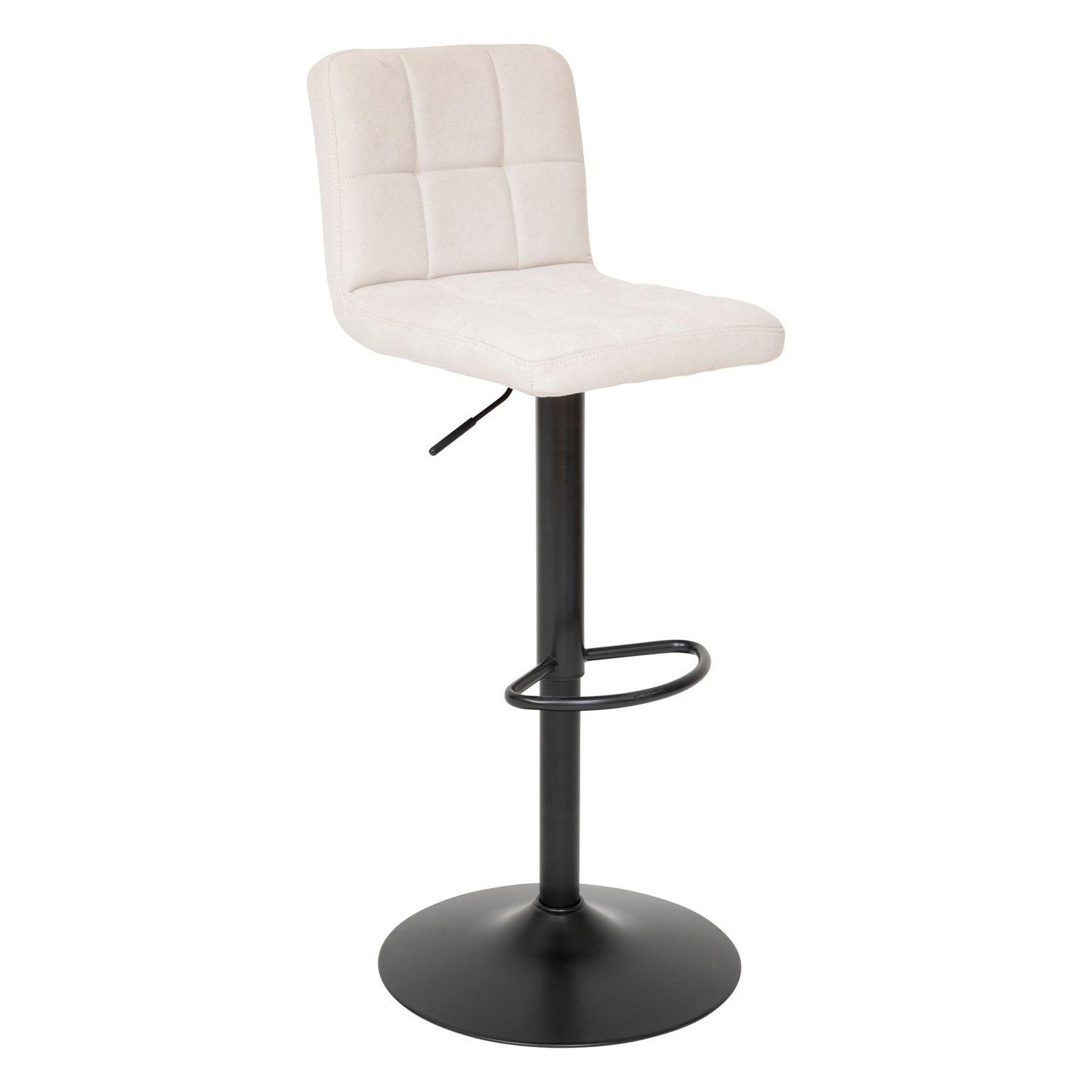 Voir la diapositive 6 : TOILINUX Lot de 2 chaises de bar en tissu delek