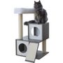 Voir la diapositive 2 : KERBL KERBL - Arbre a chat FLAIR - 48x44x86cm - Blanc/gris - Sisal