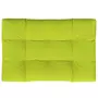 VIDAXL Coussin de palette vert vif 120x80x12 cm tissu