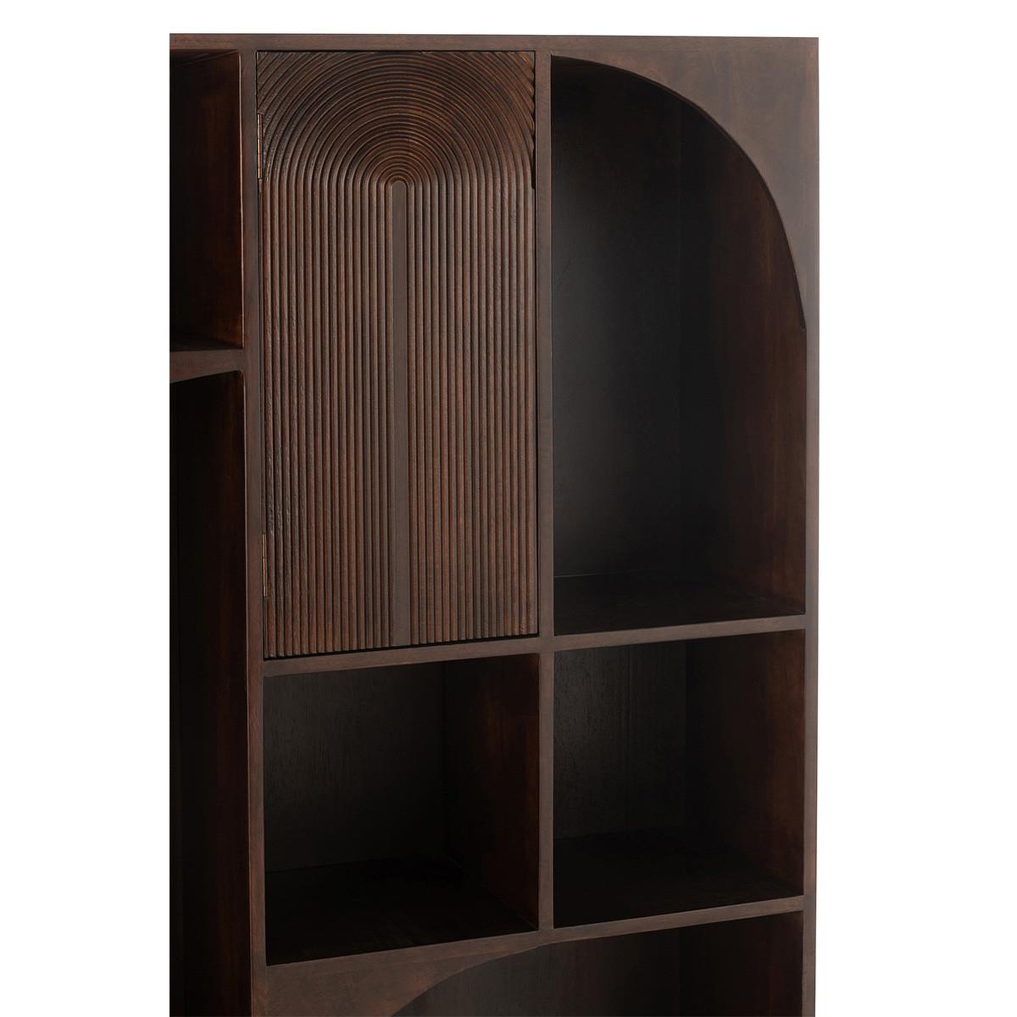 Voir la diapositive 6 : Paris Prix Étagère Design en Bois  Mode  168cm Marron