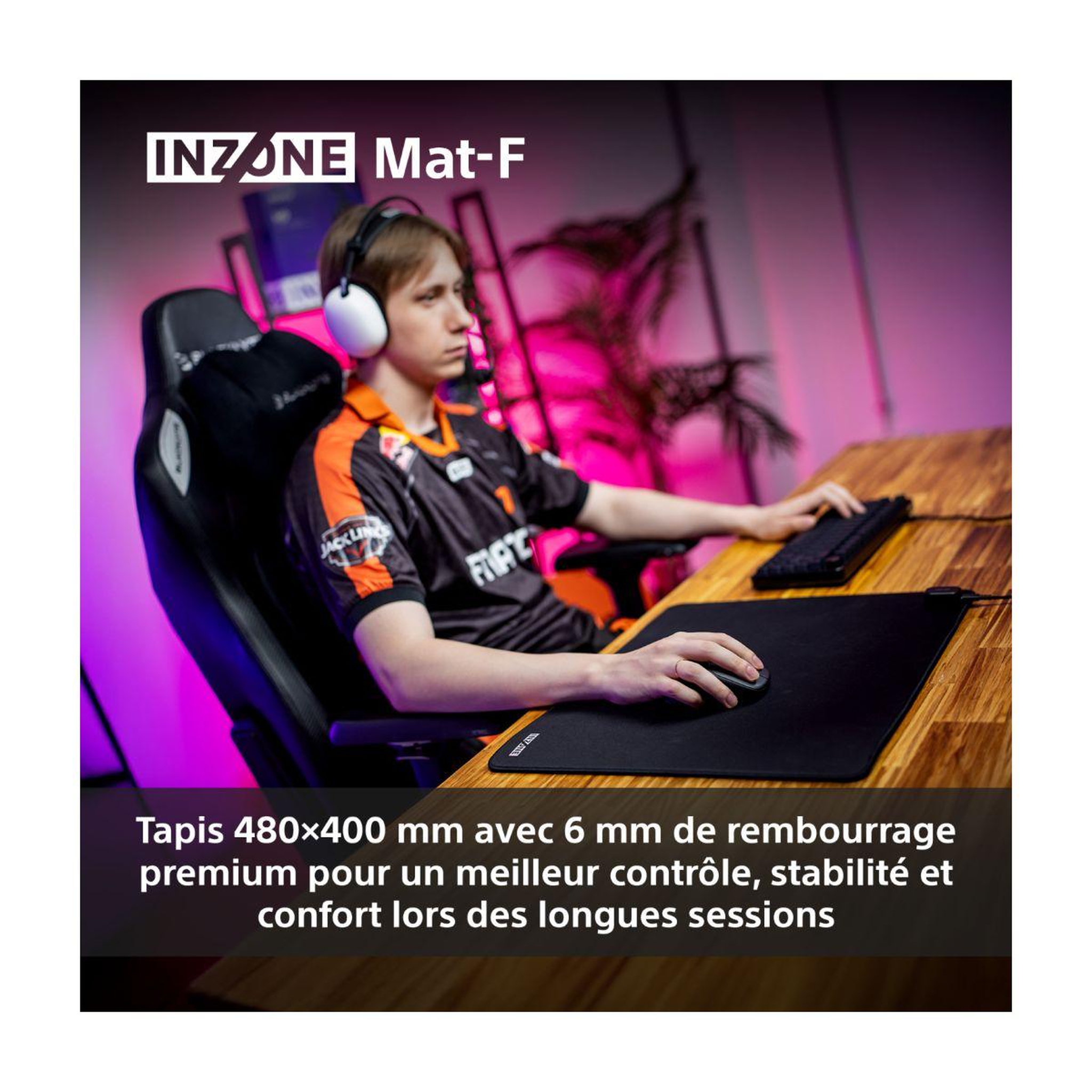 Voir la diapositive 5 : SONY Tapis de souris inzone mat-f