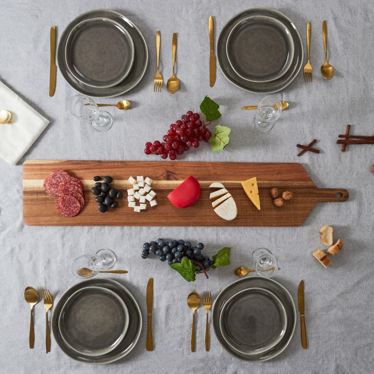 The Home Deco Factory Planche à découper acacia 1m