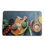 LUANCE Tapis  Imprimés Luance 50x80cm Home Sweet Home. Coloris disponibles : Gris