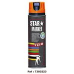 OUTIFRANCE Peinture de marquage temporaire Orange fluo 500 mL